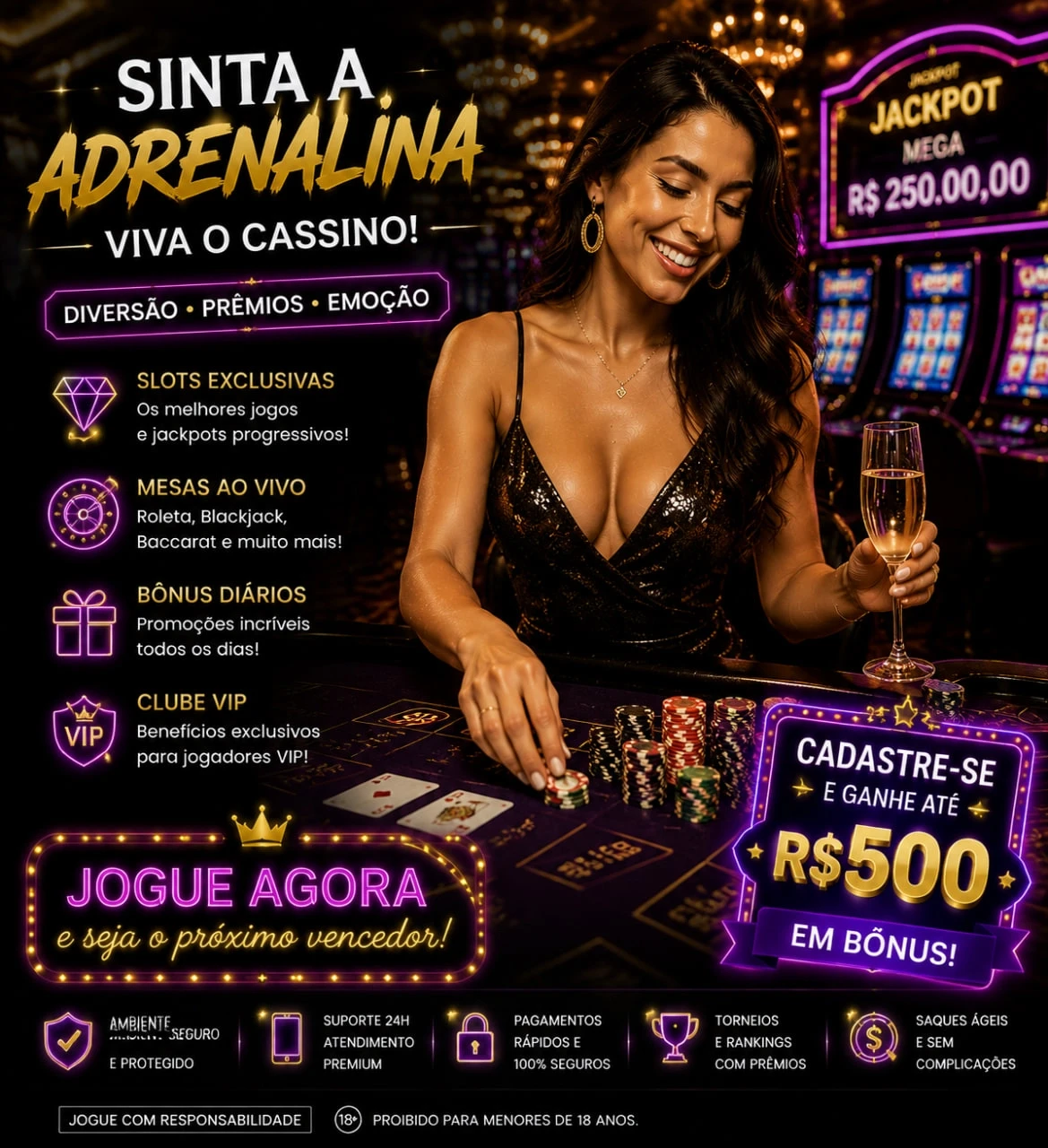 Controles de paJogonto e BRL em Painataipg